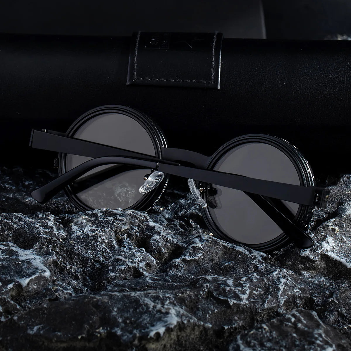 Gafas de sol ajustables retro punk con protección UV400