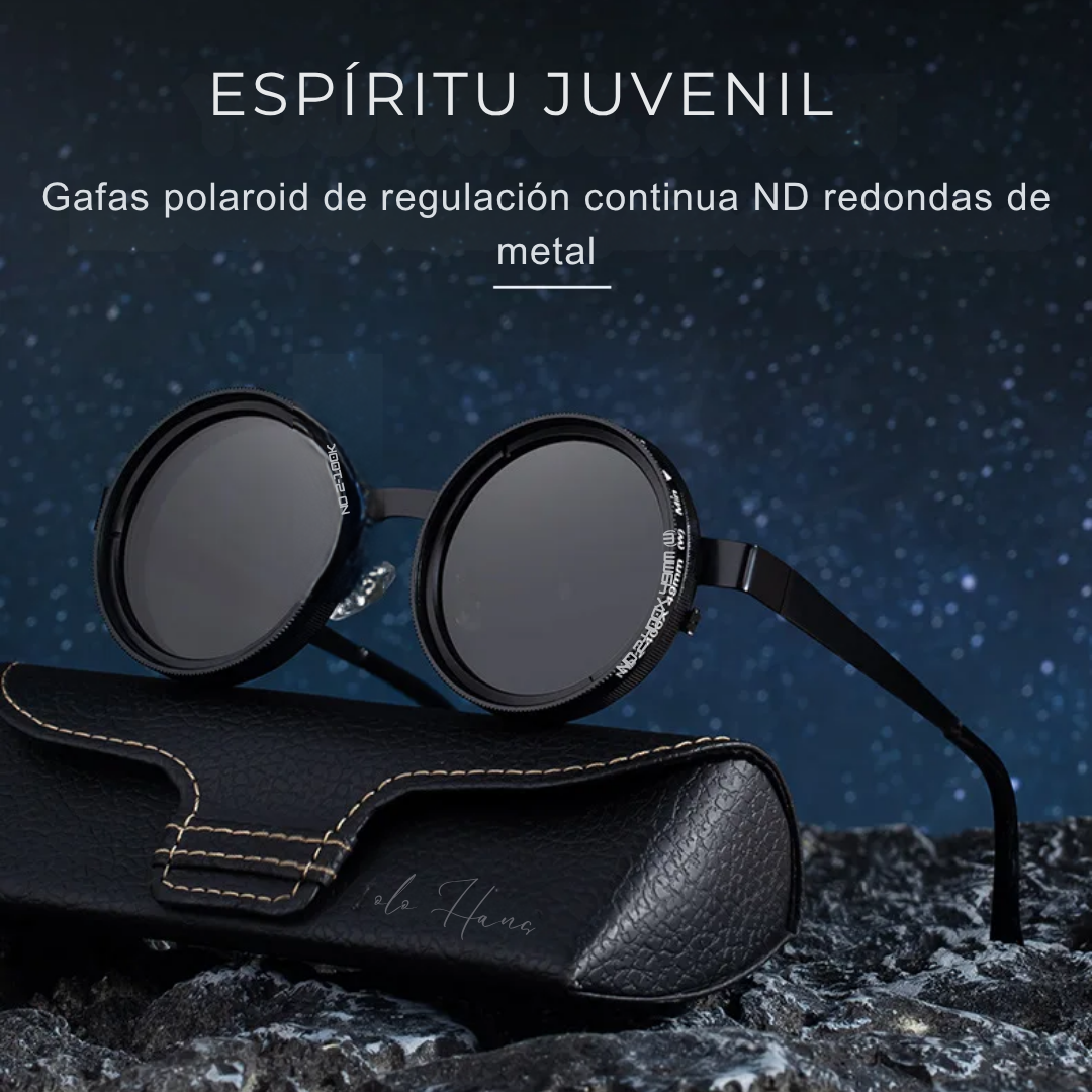 Gafas de sol ajustables retro punk con protección UV400