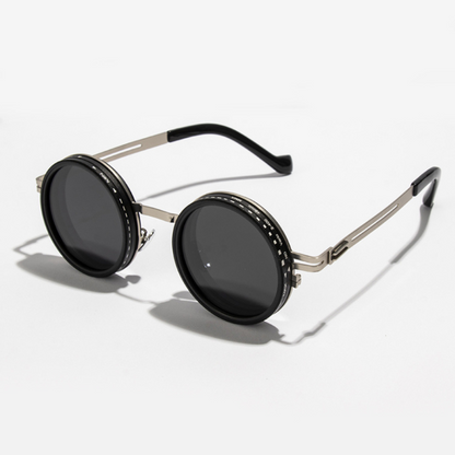 Gafas de sol ajustables retro punk con protección UV400