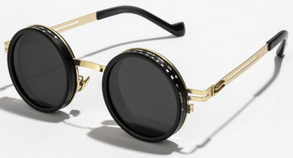 Gafas de sol ajustables retro punk con protección UV400