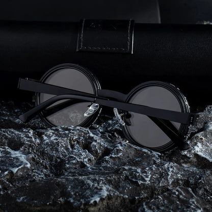 Gafas de sol ajustables retro punk con protección UV400